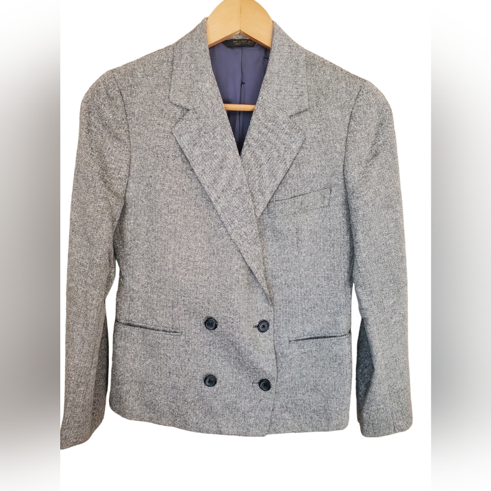 Vintage Women's Blazer Alcott Abd Andrews tweed herringbone